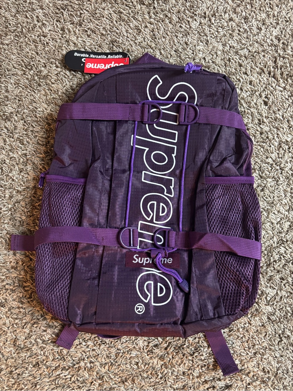Purple Supreme Backpack